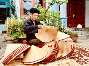 หมวกทรงกรวยแบบดั้งเดิม | หมวกใบปาล์มจากเวียดนามในราคาไม่แพง - Product Image 3