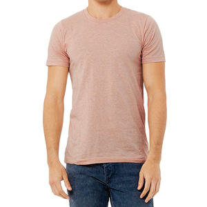 Ropa de verano, nuevo diseño, camiseta de manga corta de talla grande para hombre, última moda informal 100% de algodón, camiseta en blanco de Color sólido - Product Image 1
