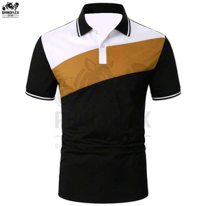 Polo homme confortable, séchage rapide, coton et polyester, grandes tailles, respirant. - Product Image 4