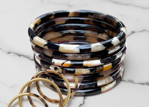 Premium Natural Eco-Friendly Handmade Polished Buffalo Horn Modern Bangle <b>Bracelet</b> Sustainable Tribal <b>Boho</b> Fashion Jewelry for - Product Image 2