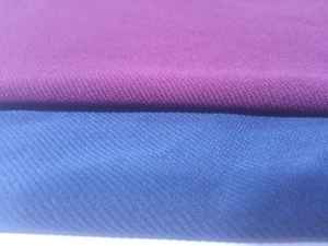 100% polyester extensible sergé tissu doux Durable 2 voies résistant aux rides vêtements pour filles personnalisé à la mode Durable vêtements de travail - Product Image 2