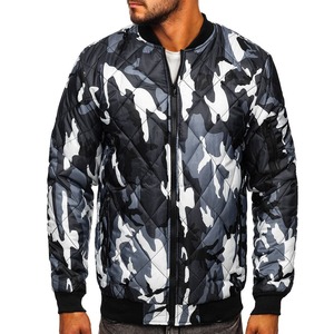 Chaqueta Bomber con Capucha para Hombre, Estilo Béisbol, Colores y Logotipo Personalizables, Corte Holgado, Exterior de Poliéster/Nailon - Product Image 1