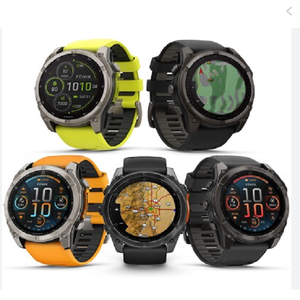 Reloj Inteligente Deportivo GPS Multifuncional FenixS 8 (51 mm) AMOLED Zafiro/Zafiro Solar, Totalmente Nuevo, Grado Industrial, Aluminio y Acero, 3 Años de Garantía - Product Image 1