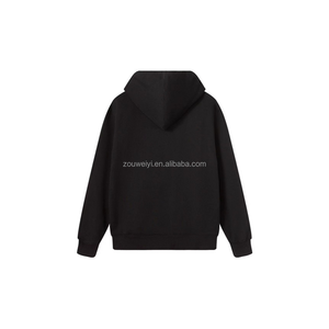 Sudadera con Capucha Informal con Cierre y Forro a Cuadros Vintage, Transpirable, de Algodón, con Logotipo Frontal, Unisex - Product Image 5