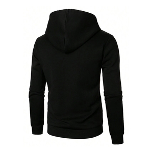 ผู้ผลิตเสื้อฮู้ดดี้แบบกำหนดเอง คุณภาพสูง ผ้าฝ้ายฟลีซ 100% เสื้อพูลโอเวอร์ลำลอง สตรีทแวร์ เสื้อผ้าผู้ชาย เสื้อฮู้ดดี้ เสื้อสเวตเชิ้ต - Product Image 3