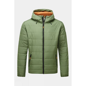 Chaqueta de burbujas para hombre, impermeable, de alta calidad, verde, técnica, para actividades al aire libre - Product Image 1