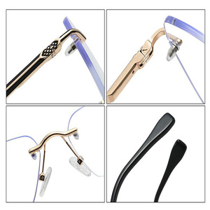 <span class=keywords><strong>Gafas</strong></span> <span class=keywords><strong>de</strong></span> Estilo Lujoso, Lentes Ópticas, Compre <span class=keywords><strong>Gafas</strong></span> en Línea, Monturas <span class=keywords><strong>de</strong></span> <span class=keywords><strong>Gafas</strong></span> Ópticas sin Aro para Mujer - Product Image 1