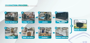 Maison conteneur à structure en acier avec armoires <span class=keywords><strong>de</strong></span> cuisine en acier noir, isolation EPS, logement en conteneur maritime modifié - Product Image 2