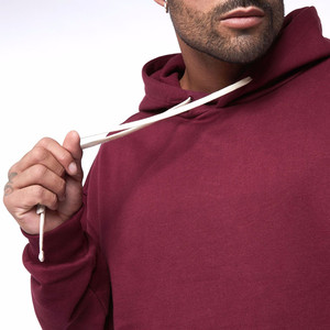 Ensemble de vêtements de sport pour homme, respirant, écologique, uni, décontracté, sweat-shirt en coton, pantalon de survêtement, capuche, grande taille - Product Image 3