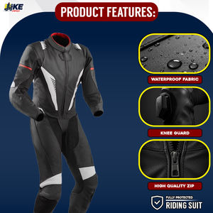 Combinaison de moto légère en cuir véritable Vêtements d'entraînement Combinaison de moto Combinaison de moto de haute qualité en cuir véritable - Product Image 2