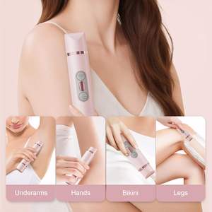 Depiladora y Afeitadora Eléctrica 2 en 1 para Mujer, Recortadora de Bikini Húmeda/Seca para Piernas y Rostro, Resistente al Agua IPX7 para Uso Corporal en Zonas Íntimas - Product Image 2
