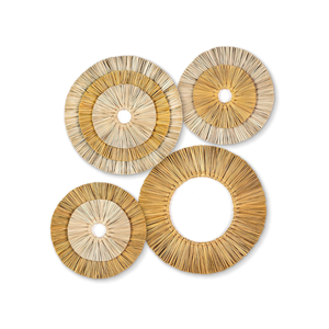 2024 rustique jonc de mer décoration murale ensemble charmante ferme Boho mur cintre Accent vente chaude jonc de mer tenture murale décor - Product Image 2