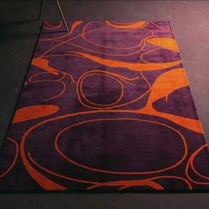 Alfombra antideslizante, alfombra totalmente cubierta, lana de Nueva Zelanda, alfombra esponjosa con patrón Floral hecho a mano indio para decoración de sala de estar - Product Image 2