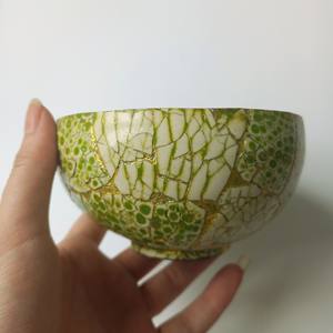 Cuencos de Coco lacados para decoración, cuencos de cáscara de Coco hechos a mano por Vitrapro, logotipo personalizado Natural - Product Image 4