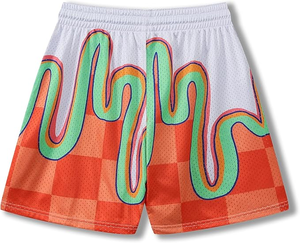Vente en gros de nouveaux shorts de sport pour hommes pour la course à pied en maille solide à séchage rapide pour le sport Hip Hop Gym à cordon moyen en coton - Product Image 4