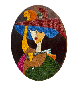 งานศิลปะลายพิเศษด้วยแผ่นลาซานีและการออกแบบงานศิลปะติดผนังหลากสีสันสไตล์โมเดิร์นเพื่อการตกแต่งบ้านและสำนักงานอย่างมีระดับ - Product Image 2