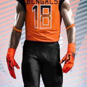 ชุดยูนิฟอร์มอเมริกันฟุตบอลแบบสั่งทำพิเศษ ระบายอากาศได้ดี ไซส์ใหญ่ แขนสั้น พร้อมกางเกง  แบบพิมพ์ลายดิจิตอล  ผ้าโพลีเอสเตอร์ 100% - Product Image 1