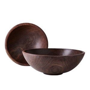 Top Trending 2025 Tazón para servir ensaladas Color natural Forma redonda Tazón para mezclar frutas Uso para accesorios de cocina Hecho a mano a granel - Product Image 1