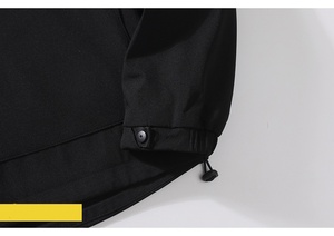 Chaqueta con Capucha de Poliéster 100% al por Mayor, Diseño OEM, Anorak Personalizado, Ropa Urbana para Hombre, Estilo Hip Hop, Cortavientos Informal para Hombre, Talla XS - Product Image 2