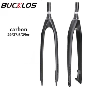 Bucklos Phanh Đĩa OEM/ODM Fourche Vtt <span class=keywords><strong>26</strong></span> 27.5 29 Inch Phụ Tùng Xe Đạp Leo Núi Carbon Mờ Hình Côn Phuộc Cứng - Product Image 1