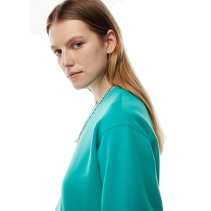 OEM Crewneck เสื้อสเวตเตอร์แบบสวมหัว,เสื้อสเวตเตอร์คอตตอนหนา100% คอกลมออกแบบได้ตามต้องการ - Product Image 2