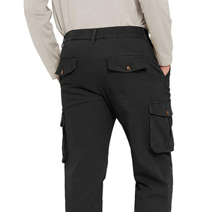 Nouveaux pantalons cargo pour hommes dans un design streetwear en coton élégant, multi-poches, commandes en gros OEM. - Product Image 6
