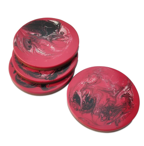 Posavasos de resina epoxi ambientalmente, el mejor diseño para restaurantes, posavasos para mesa de fiesta, producto muy exigente - Product Image 1