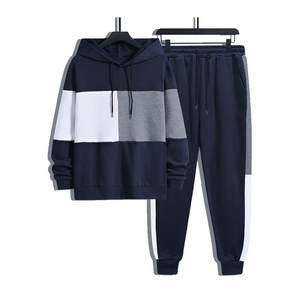 Conjuntos de fabricante de manga larga personalizados para jóvenes frescos de gran tamaño de alta calidad para ropa de mujer conjunto con capucha con Patchwork - Product Image 1