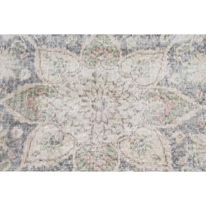 พรมตุรกี ขนาด 8.4x11.7 ฟุต พรมวินเทจ พรมขนสัตว์ขอบสีเทา - Product Image 5