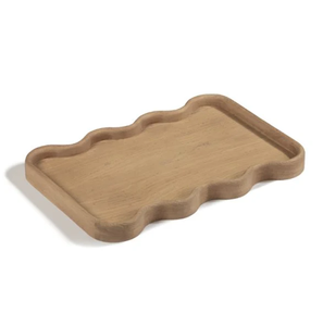 Plateau à café couleur bois naturel produits ménagers nuage plateau de service en bois produits de bonne qualité top tendance - Product Image 4
