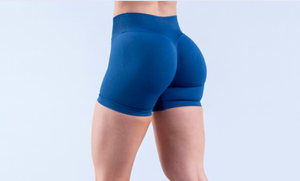 2025 pantalones cortos deportivos de gimnasio de secado rápido personalizados para mujeres cintura elástica Fitness entrenamiento ropa de Yoga - Product Image 3