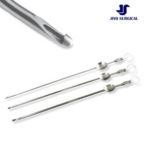 Instrument chirurgical d'acier inoxydable de canule d'aspiration de Novak de catégorie médicale pour l'OIN précise de la CE d'enlèvement de fluide approuvée - Product Image 3