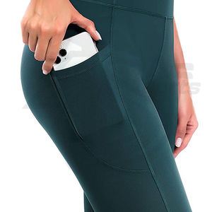Leggings extensibles de couleur personnalisée de qualité supérieure à vendre, leggings de yoga pour femmes à vendre - Product Image 6