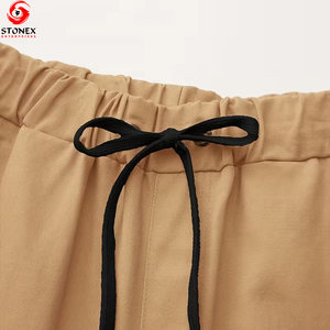 Pantalones Cargo Deportivos Casuales para Hombre, de Lona, Cintura Media, Ligeros, 100% Algodón, Secado Rápido, Transpirables, con Cordón - Product Image 4