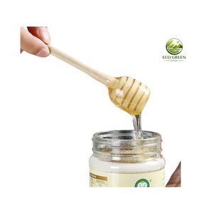 Venta al por mayor: Cuchara/Varita de madera natural reutilizable con logotipo personalizado para miel, utensilio de cocina. - Product Image 4