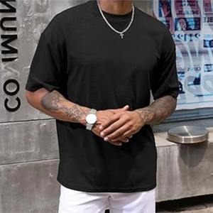 Nouveau dernier Design classique à manches courtes décontracté 100% coton hommes T-shirt Offre Spéciale sur mesure col rond t-shirts pour hommes - Product Image 6