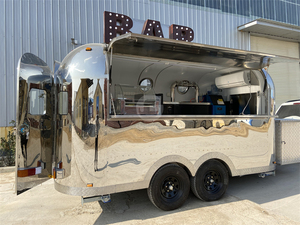 Quality Assurance Street Sale Food Caravan Catering Van Mobile <b>Bar</b> Beer Truck Ice Cream Push Cart Food Track Trailer - Product Image 2