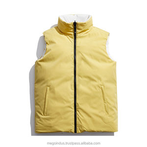 2024 nuevo chaleco coreano de algodón para hombre tendencia Otoño Invierno con gran hombro cálido abrigos dobles gruesos patrón de retazos - Product Image 1