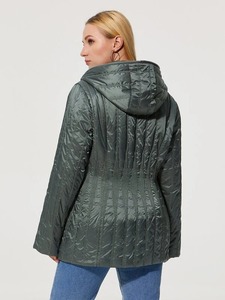 Women's Breathable Winter Casual Puffer <b>Jackets</b> Warm with Zipper Bubble Style Custom Colors Woven Weave - Product Image 2