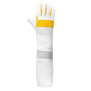 ชุดเลี้ยงผึ้งมืออาชีพ ผ้าฝ้าย ป้องกันการถูกต่อย สำหรับผู้ชายและผู้หญิง พร้อมผ้าคลุมหน้าแบบระบายอากาศ และถุงมือสองคู่ - Product Image 3