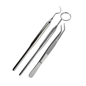 Ensemble dentaire de miroir dentaire manuel léger en acier inoxydable Instruments chirurgicaux confortables de haute qualité vente chaude haut - Product Image 6