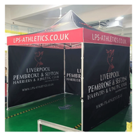 Tenda Pubblicitaria Personalizzata in Alluminio per Esposizioni, Gazebo Pieghevole 3x3m in Tessuto Oxford per Eventi all'Aperto