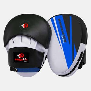 Mitaines de mise au point en cuir de vachette véritable sur mesure nouveau Design noir doux imprimé poinçonnage mitaines d'entraînement de boxe pour le sport - Product Image 6