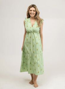 Vêtements pour femmes les plus vendus Robe longue ukrainienne décontractée des fêtes Robe longue maxi d'été brodée à manches longues Vente en gros - Product Image 4