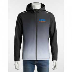 Chaqueta Deportiva Sublimada para Hombre Talla Grande con Cremallera, Secado Rápido, para Gimnasio, Fitness, Manga Larga, para Correr - Product Image 1