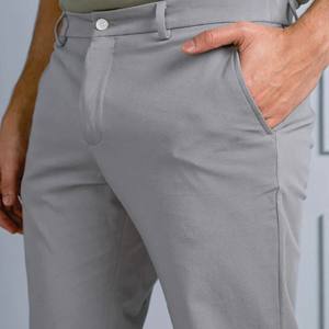 Nouvel arrivage 2023 de pantalons chino pour hommes, vente en gros de pantalons minces personnalisés pour hommes, décontractés, unis, avec poches OEM, Sea XXS China Technics Long Item Fly - Product Image 2