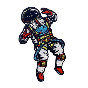 Patchs tissés Luna Patch Grinning Skull Moon pour chapeaux, uniformes, écologiques, à coudre ou à repasser, motifs alphabet et fleurs - Product Image 4