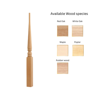 Piezas de escalera Goma Madera Newel Post 4013 para cualquier escalera interior exterior de madera Newel Post Accesorios - Product Image 2