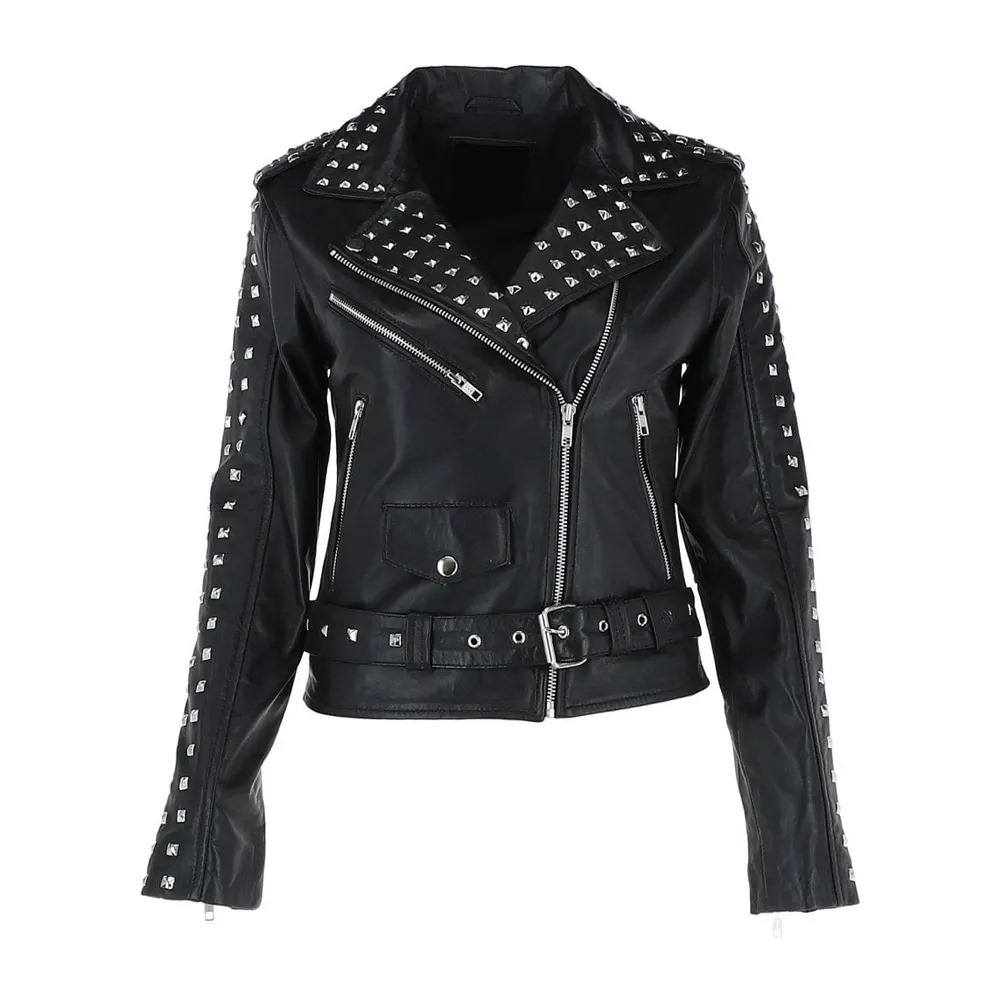 Power Punch Top Quality Hot Sale Genuine Leather Jacket With Customized Logo Leather
