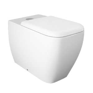 Diseño monobloque de una sola pieza para inodoro de pared con respaldo Metropolitan para una instalación conveniente - Product Image 1